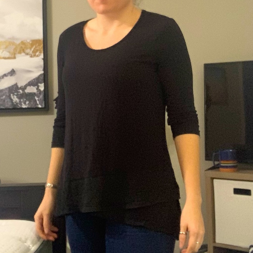 Soft Black Maurice’s Blouse